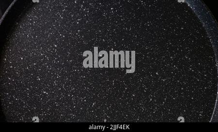 Modern frying pan with non stick surface Stock Photo
