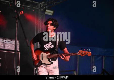 The Goa Express Performing at Tramlines Festival , Uk , 24.07.2022 Stock Photo