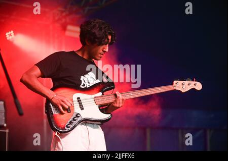 The Goa Express Performing at Tramlines Festival , Uk , 24.07.2022 Stock Photo