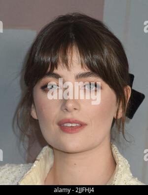 New York, NY, USA. 25th July, 2022. Millie Brady at arrivals for SURFACE Series Premiere on APPLE TV, Morgan Library, New York, NY July 25, 2022. Credit: Quoin Pics/Everett Collection/Alamy Live News Stock Photo
