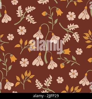 classic floral seamless vector pattern design for wallpaper, textile , surface, fashion , background, tile, stationary, home décor, furnishing etc. Stock Photo