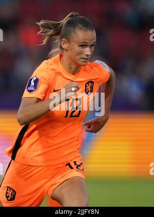 File photo dated 23-07-2022 of Netherlands' Kerstin Casparij, who Manchester City have signed on a three-year deal. Issue date: Tuesday July 26, 2022. Stock Photo