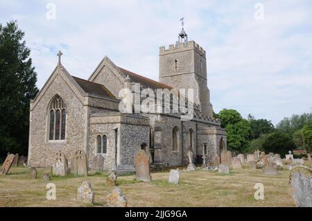 All Saints Church, Great Thurlow, Suffolk Stock Photo