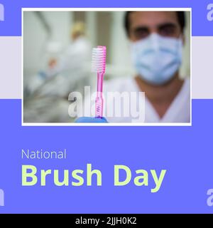 https://l450v.alamy.com/450v/2jjh0k2/image-of-national-brush-day-over-biracial-dentist-showing-toothbrush-2jjh0k2.jpg