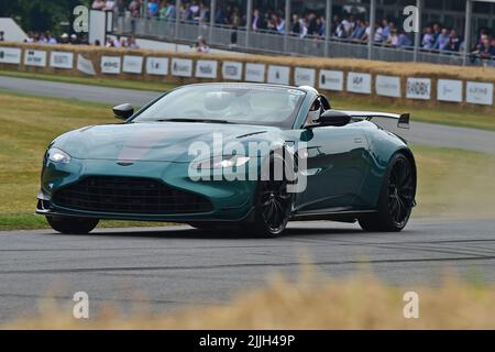 David Goode, Aston Martin Vantage F1 Edition, Michelin Supercar Run, an opportunity to see, hear and get up close to the world’s most  prestigious car Stock Photo