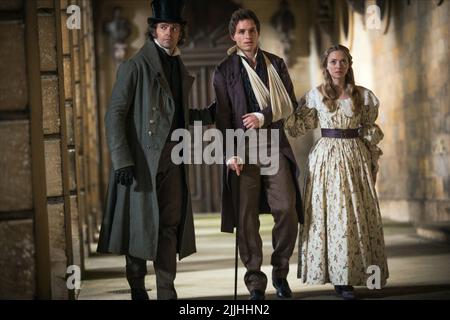 HUGH JACKMAN, EDDIE REDMAYNE, AMANDA SEYFRIED, LES MISERABLES, 2012 Stock Photo