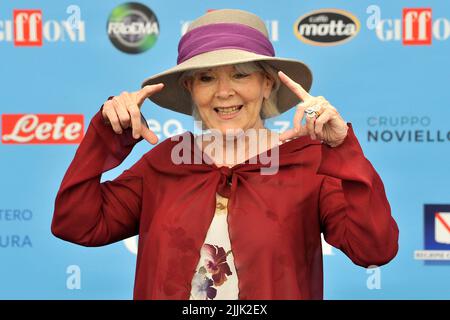 Caterina Caselli Italian singer,during the Giffoni Film Festival held from 21 to 30 July 2022, in the city of Giffoni Valle Piana. Stock Photo