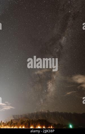 Milky way over The Remarkables, Queenstown, New Zealand Stock Photo - Alamy