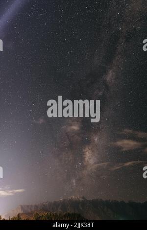 Milky way over The Remarkables, Queenstown, New Zealand Stock Photo - Alamy