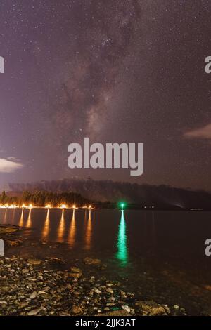 Milky way over The Remarkables, Queenstown, New Zealand Stock Photo - Alamy