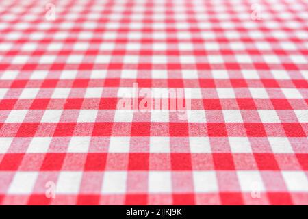 The texture of the fabric in a cage. Stock Photo