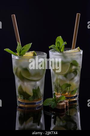 Photography of mojito, drink, lemonade, cocktail Stock Photo