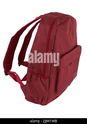 Big backpack for travel isolate on a white background Stock Photo