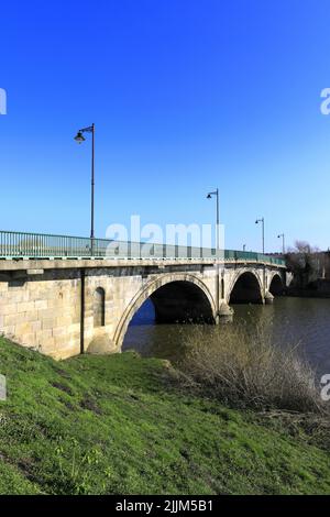 The Trent bridge over the river Trent Gainsborough town