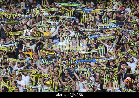 ISTANBUL, TURKEY - JULY 27:  during the Champions League Qualification match between Fenerbahce and Dinamo Kiev at Sukru Saracoglu Stadium on July 27, 2022 in Istanbul, Turkey (Photo by /Orange Pictures) Stock Photo