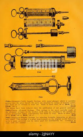 19th-century surgical instruments from a catalog Stock Photo - Alamy