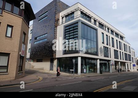 The Magistrates Court building in New Street, Chelmsford, Essex, UK Stock Photo