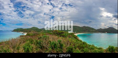 Aharen Beach on the island of Tokashiki in Okinawa, Japan. Stock Photo