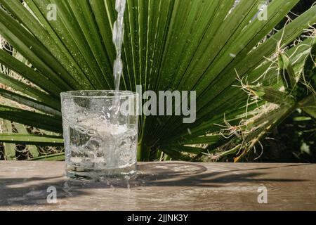 Premium Photo  A glass of water. close up clean fresh water for good  health. pouring fresh pure water from a glass