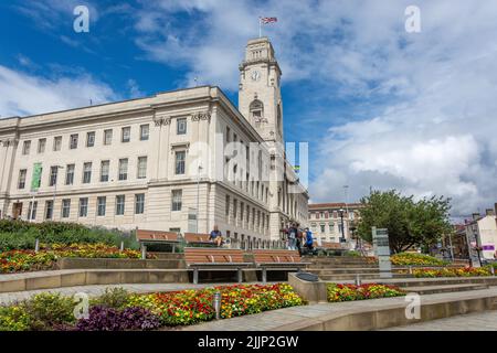 Barnsley Town Hall, Church Street, Barnsley, South Yorkshire, England, United Kingdom Stock Photo