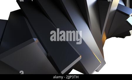 Steel metal. Computer generated 3d render Stock Photo