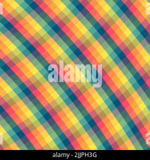 Colorful Checkerboard Background Pattern A digital illustration of colorful checkered pattern background for ...