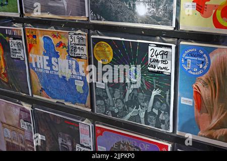 Reckless Records Soho LPs & 12inch - 30 Berwick St, London, England, UK,  W1F 8RH Stock Photo