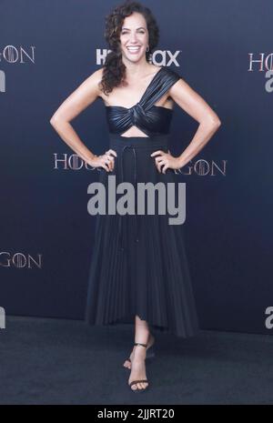 Los Angeles, USA. 27th July, 2022. Kate Siegel 07/27/2022 The World Premiere of HBO Original Drama Series House of the Dragon at the Academy Museum of Motion Pictures in Los Angeles, CA Photo by Izumi Hasegawa/HollywoodNewsWire.net Credit: Hollywood News Wire Inc./Alamy Live News Stock Photo