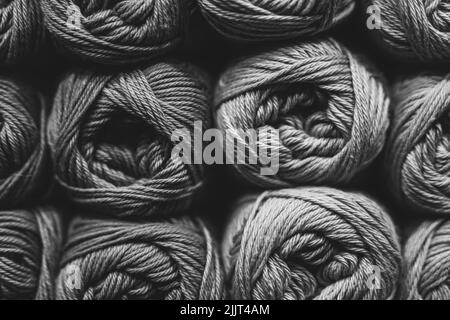 Yarn balls Black and White Stock Photos & Images - Alamy