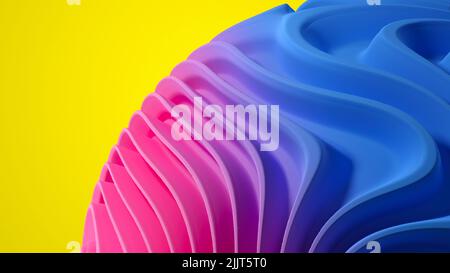 3D Abstract wavy background. Abstract pattern modern background, colorful wavy texture, Wallpaper screen Stock Photo