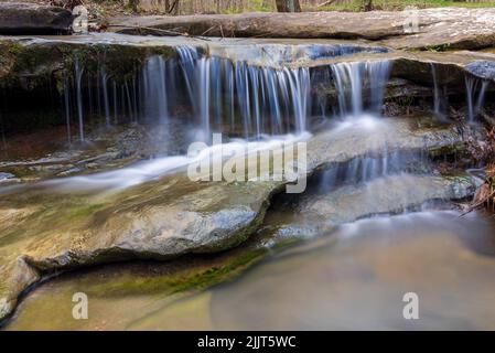 The Burden Falls in the Shawnee National Forest, Illinois, USA Stock Photo