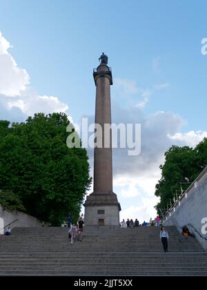 London, Greater London, England, June 30 2022: Duke of York column in Waterloo Place Stock Photo