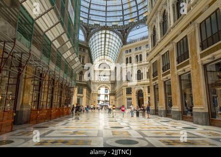 Galleria Umberto I, Naples, Italy, Campania Stock Photo
