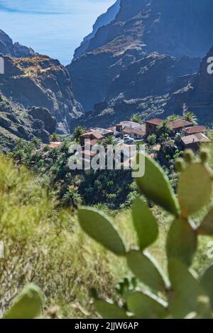 Das malerische Dorf Masca auf teneriffa Stock Photo