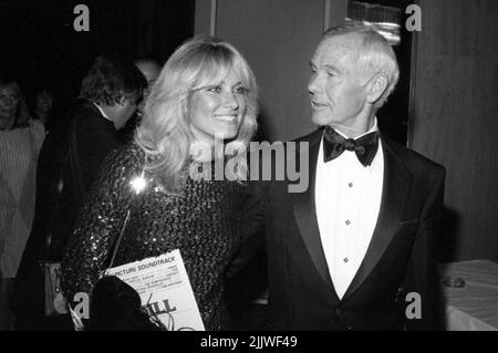 Johnny Carson with Joanna Carson at The Big Chill premiere 1983 Credit: Ralph Dominguez/MediaPunch Stock Photo