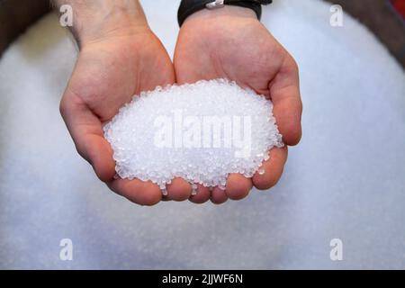 Transparent Polyethylene Granules On Dark Hdpe Plastic Pellets Plastic Raw  Material Idpe Stock Photo - Download Image Now - iStock