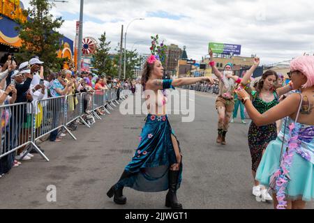 The 40th Annual Mermaid Parade in Coney Island on June 18th. 2022 Stock Photo