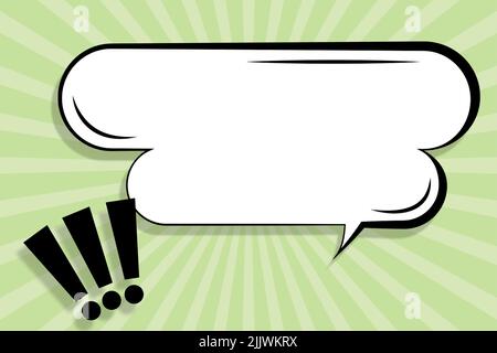 Oval Blank Chat Box With Colorful Striped Background Design ...