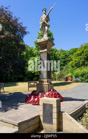 Conisbrough war memorial in Coronation Park Conisbrough near Doncaster South Yorkshire England Uk GB Europe Stock Photo