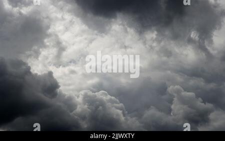 Stormy clouds over London, England Stock Photo