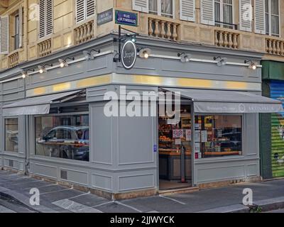 France, Paris, The famous Boulangerie Utopie, artisan bakery  in Rue Jean-Pierre Timbaud corner Rue du Grand Prieure 11 Arrondissement   Photo © Fabio Stock Photo