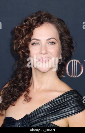 Kate Siegel  07/27/2022 The World Premiere of HBO Original Drama Series 'House of the Dragon' at the Academy Museum of Motion Pictures in Los Angeles, CA. Photo by I. Hasegawa / HNW/Picturelux Stock Photo