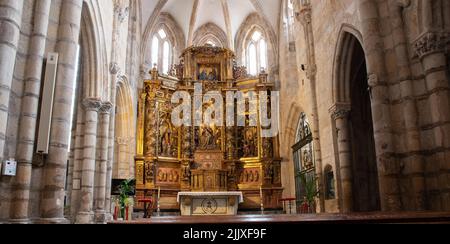 Church of Santa Maria of the Assumption Laredo Stock Photo