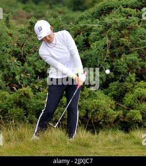 Scottish womens golf open Dundonald Stock Photo