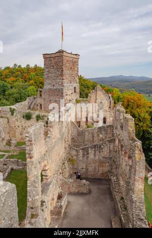 Roetteln Castle in Loerrach - the Black Forest, Baden-Wuerttemberg, Germany.  Stock Photo