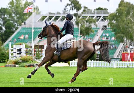 Hassocks, United Kingdom. 28th July, 2022. The Longines Royal International Horse show. Hickstead Showground. Hassocks. during the Royal International vase. Credit: Sport In Pictures/Alamy Live News Stock Photo