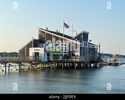 Squantom Yacht Club in Quincy Massachusetts Stock Photo