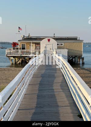 Wollaston Yacht Club in Quincy Massachusetts USA Stock Photo