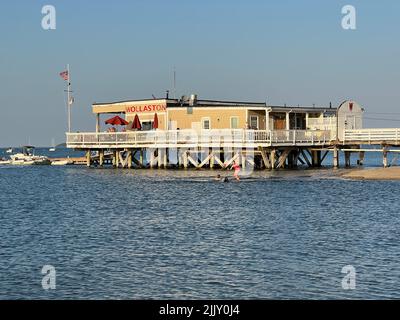 Wollaston Yacht Club in Quincy Massachusetts USA Stock Photo