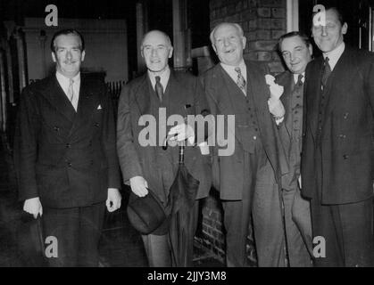 Winston Churchill with Sir Philip Cunliffe-Lister and his personal ...